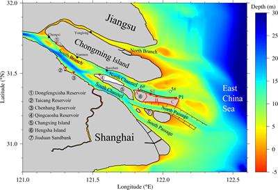 Freshwater resources around the reclaimed new land on the Eastern Hengsha Shoal in the Changjiang estuary